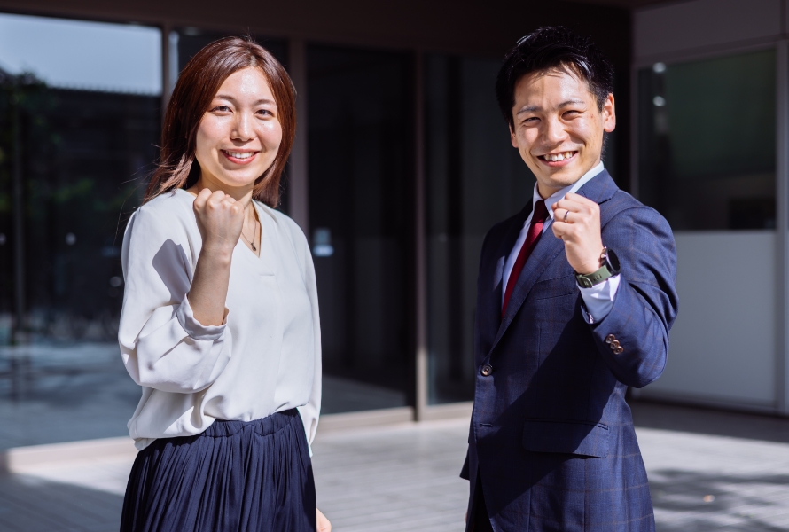 インタビュー中の様子